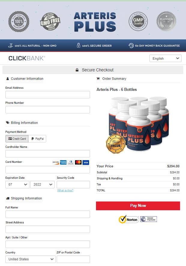 Arteris Plus - Secure checkout